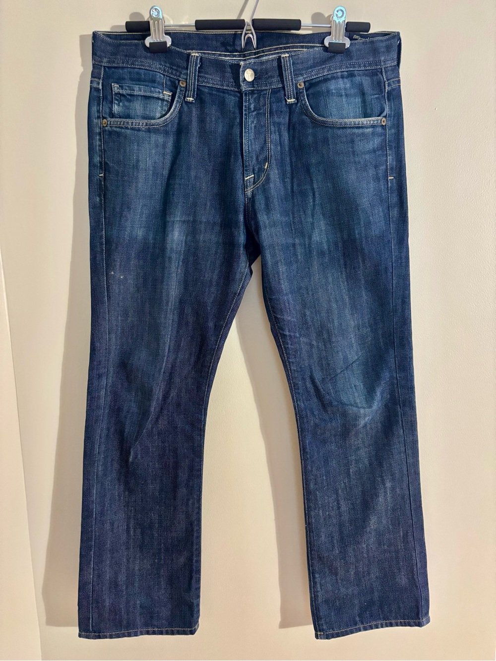 Citizens of Humanity Men's Jagger Boot Cut Dark Blue Classic Denim Jeans size 31